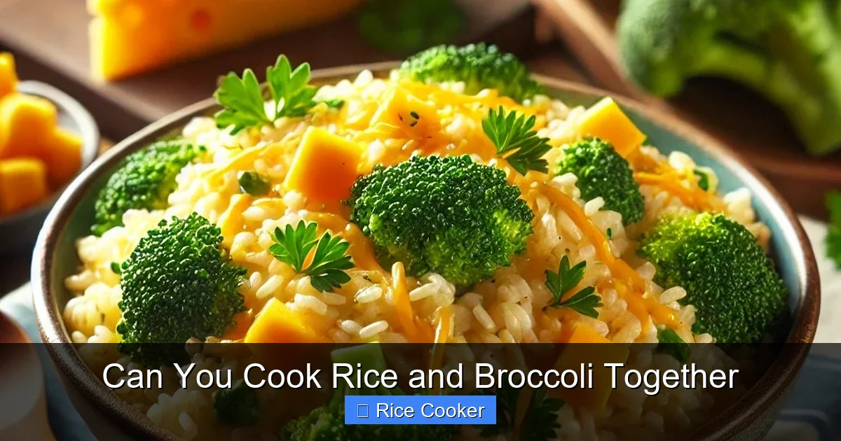 Can You Cook Rice and Broccoli Together