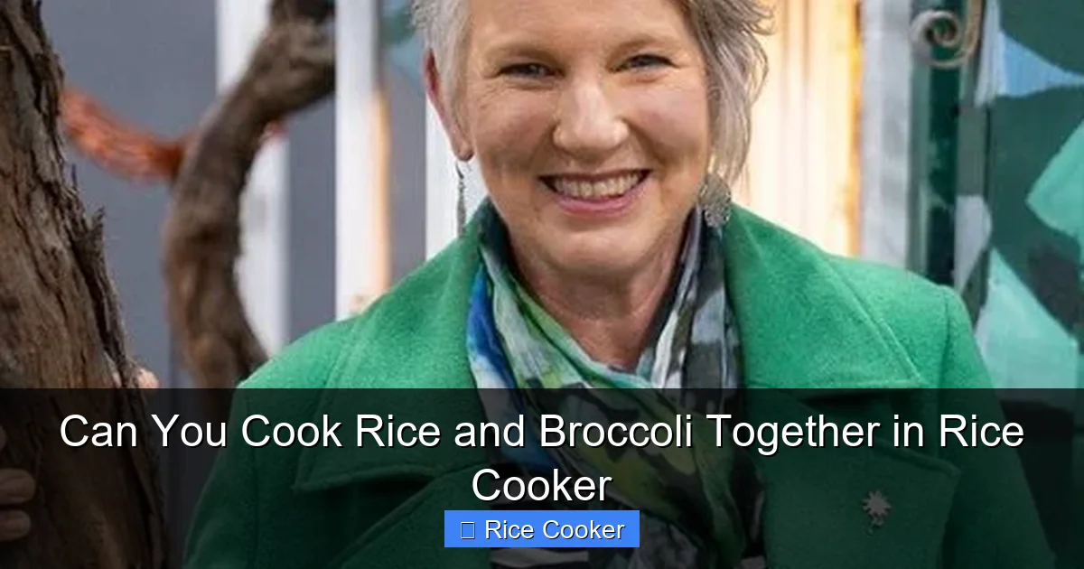 Can You Cook Rice and Broccoli Together in Rice Cooker