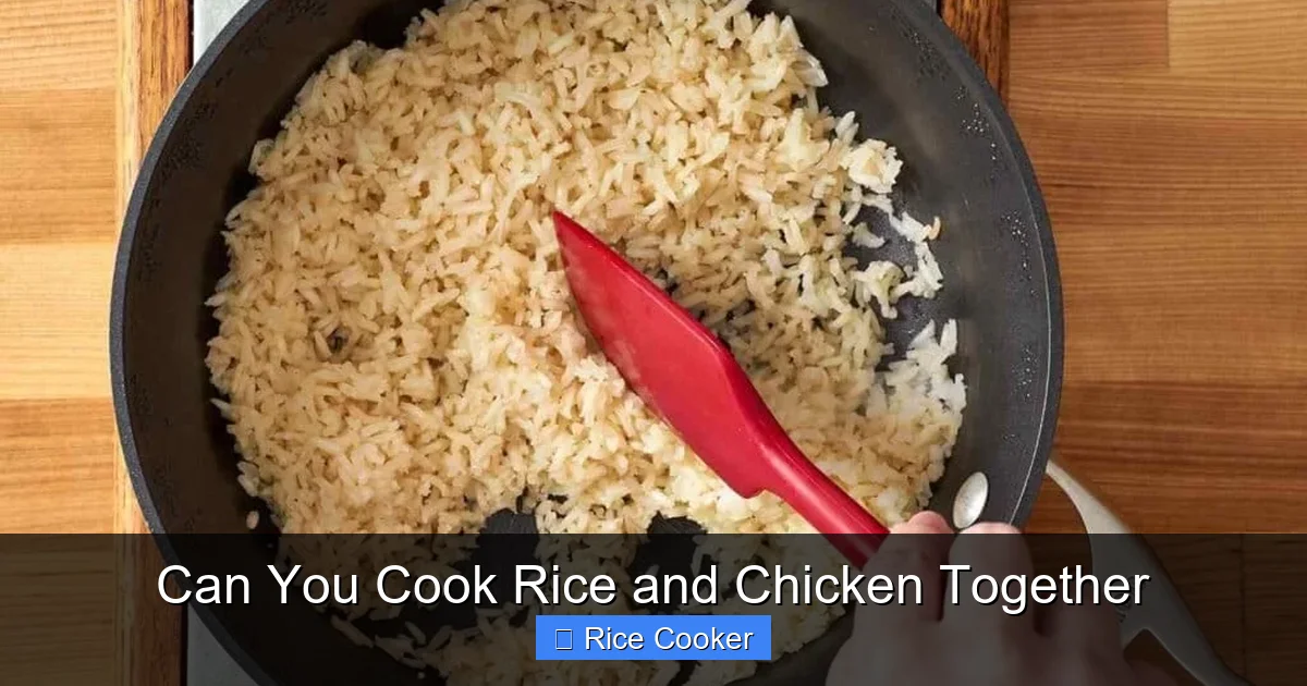Can You Cook Rice and Chicken Together