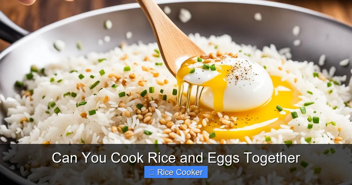 Can You Cook Rice and Eggs Together