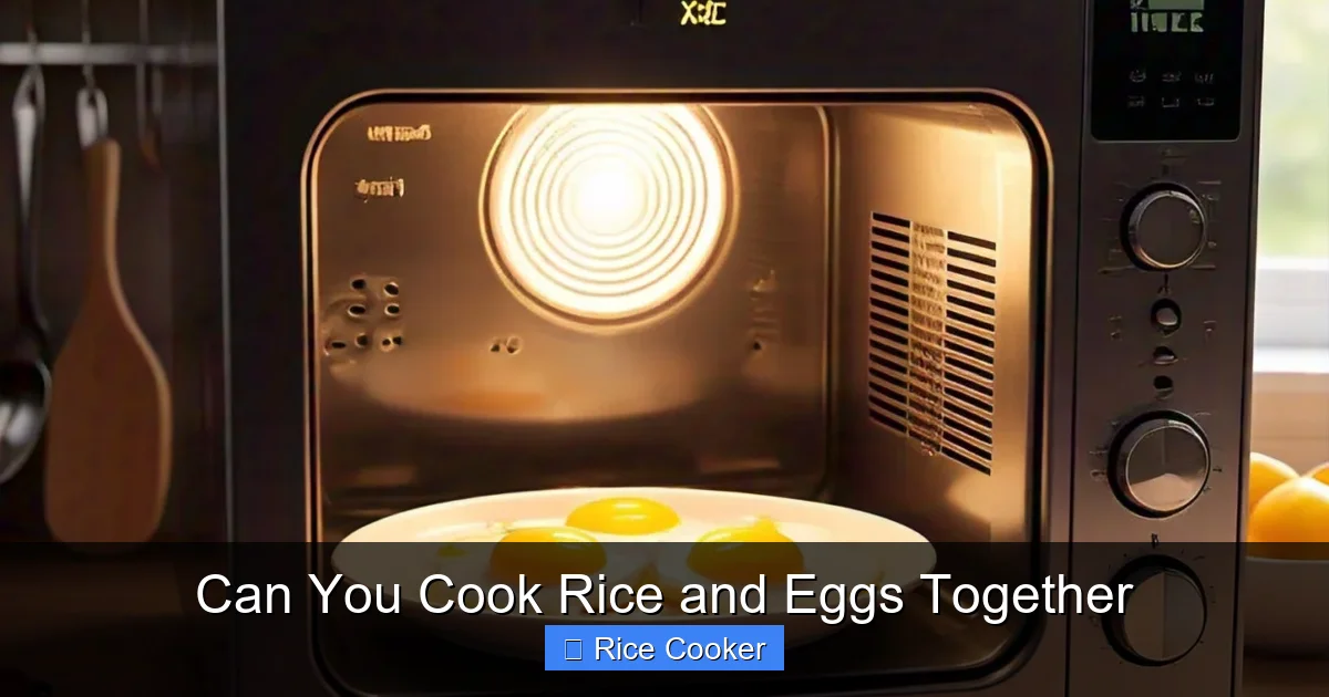 Can You Cook Rice and Eggs Together