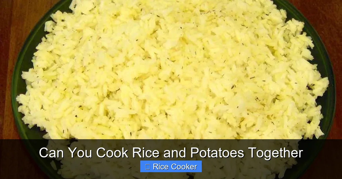 Can You Cook Rice and Potatoes Together