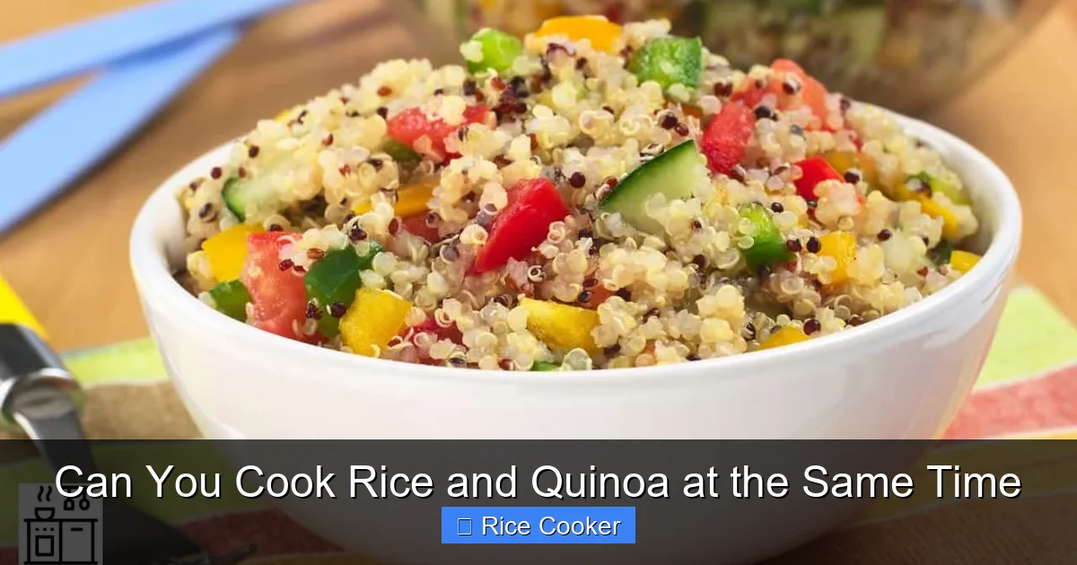 Can You Cook Rice and Quinoa at the Same Time