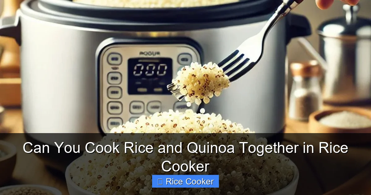 Can You Cook Rice and Quinoa Together in Rice Cooker