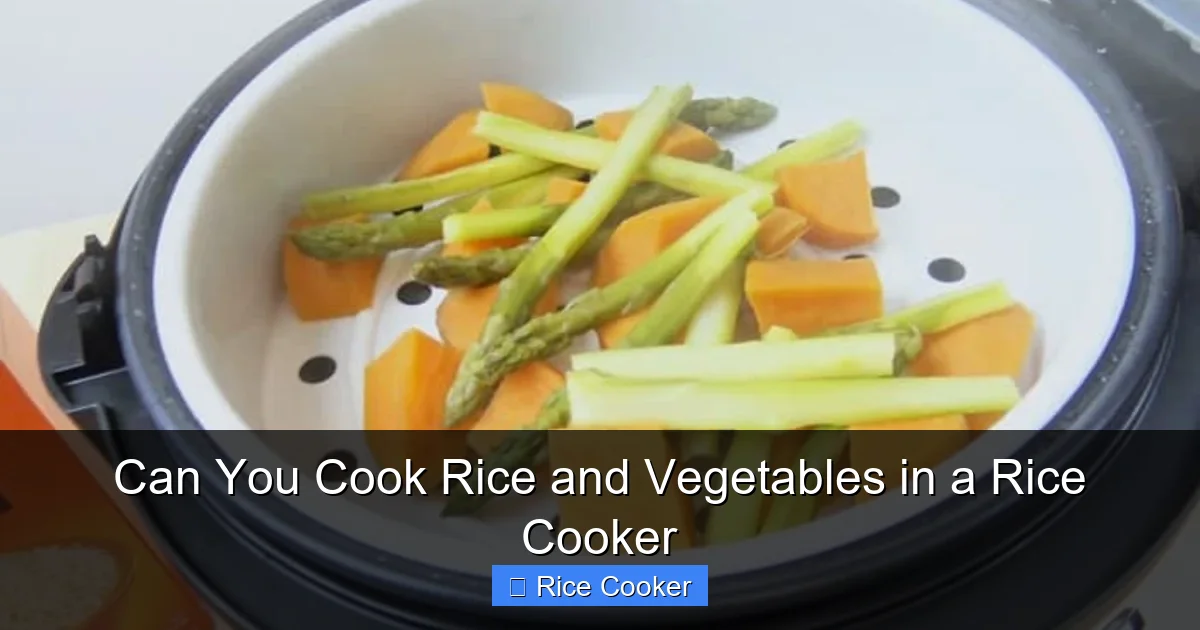 Can You Cook Rice and Vegetables in a Rice Cooker