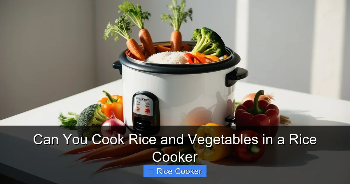 Can You Cook Rice and Vegetables in a Rice Cooker