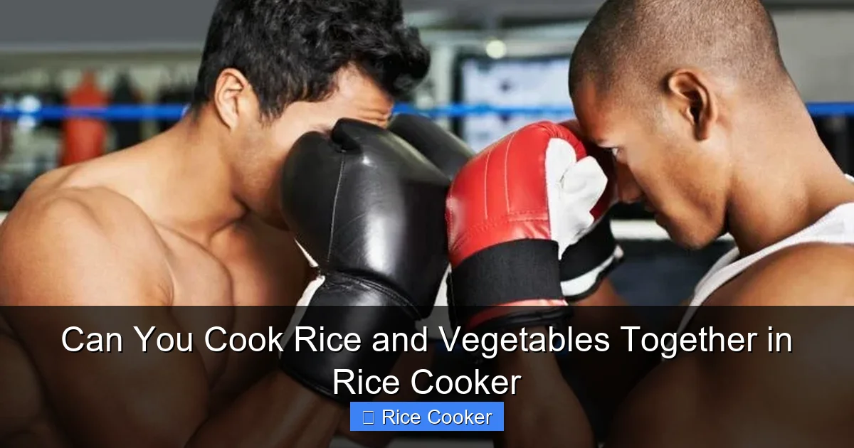 Can You Cook Rice and Vegetables Together in Rice Cooker