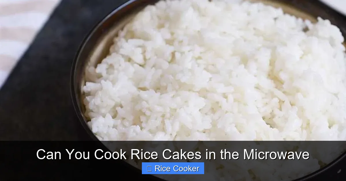 Can You Cook Rice Cakes in the Microwave