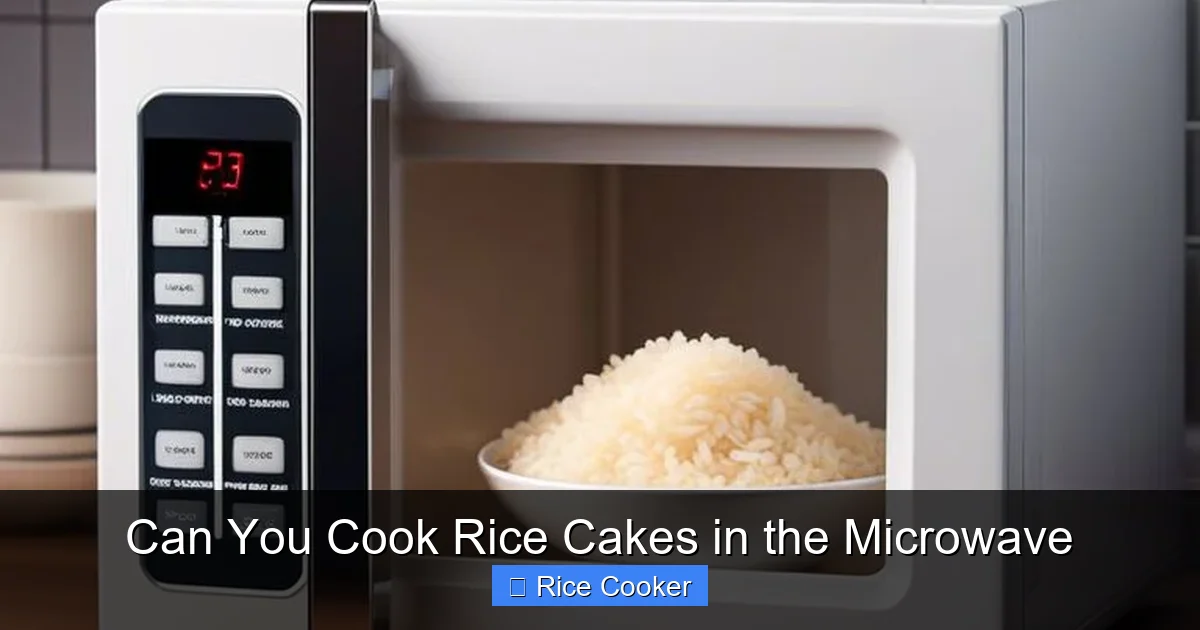 Can You Cook Rice Cakes in the Microwave