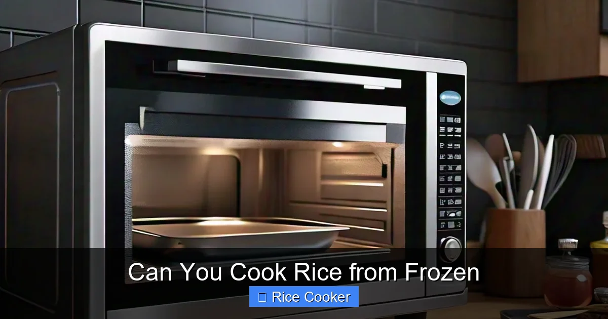 Can You Cook Rice from Frozen