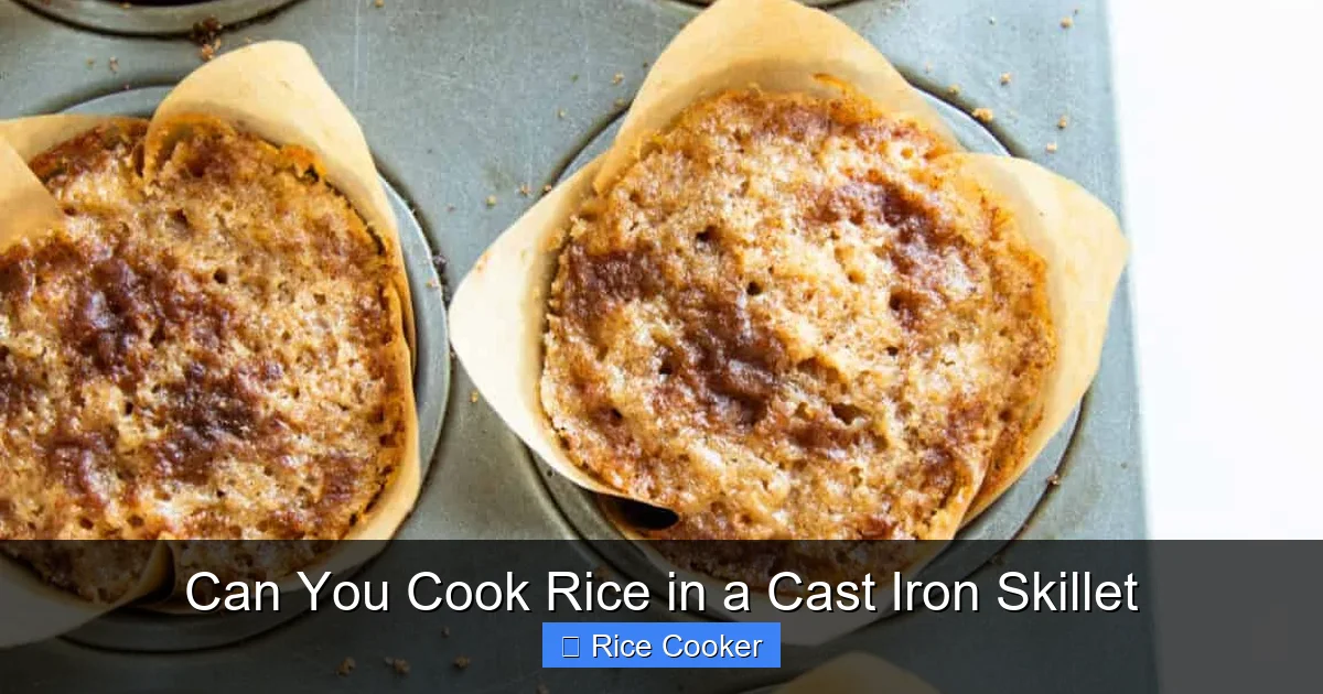 Can You Cook Rice in a Cast Iron Skillet