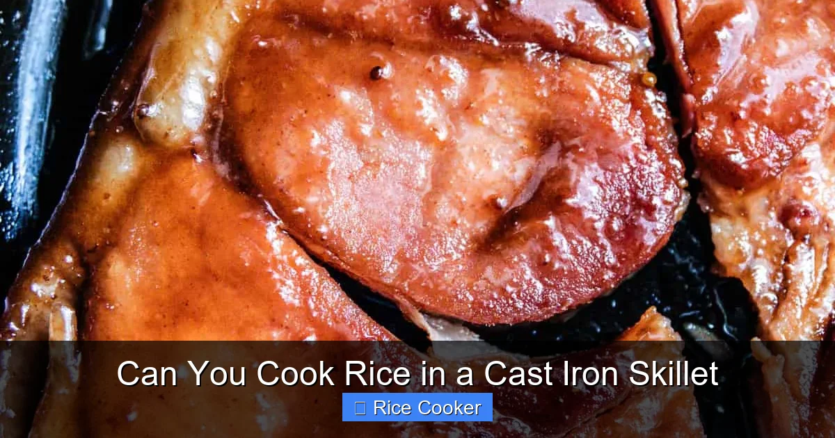 Can You Cook Rice in a Cast Iron Skillet