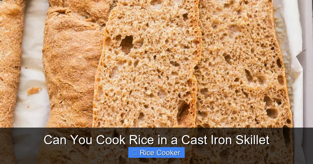 Can You Cook Rice in a Cast Iron Skillet