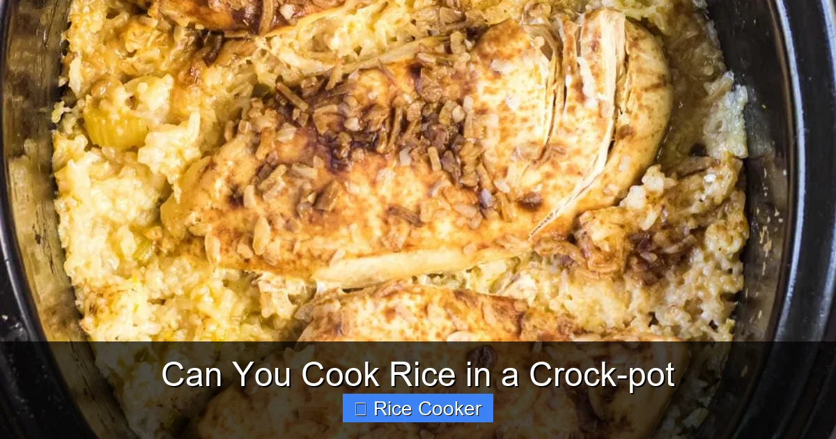 Can You Cook Rice in a Crock-pot