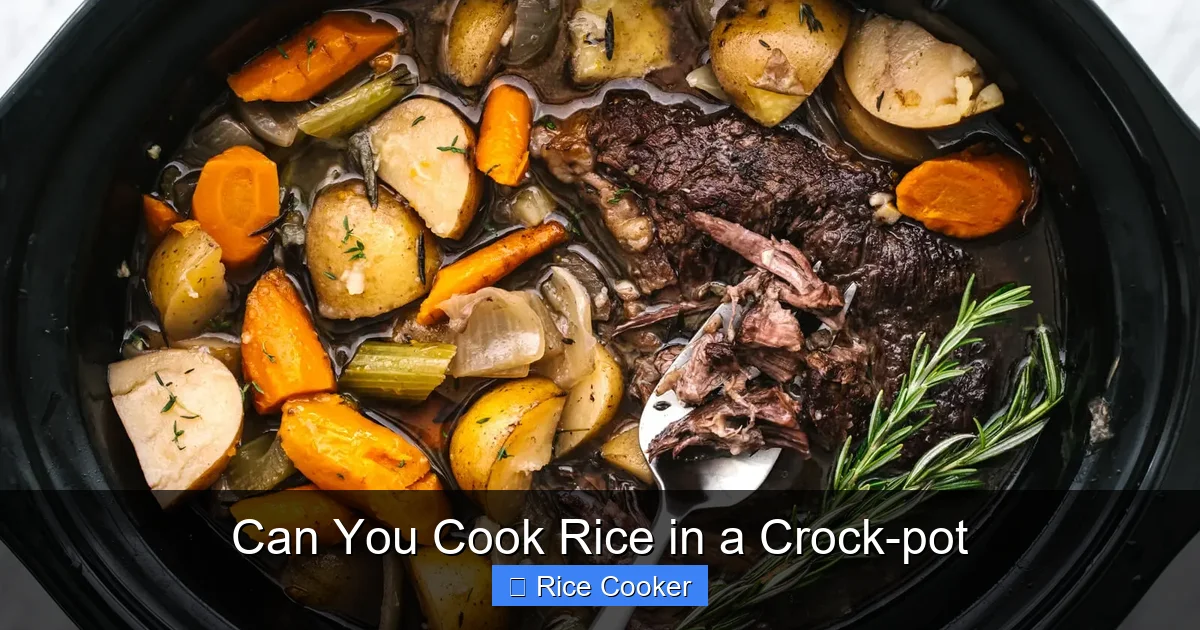 Can You Cook Rice in a Crock-pot
