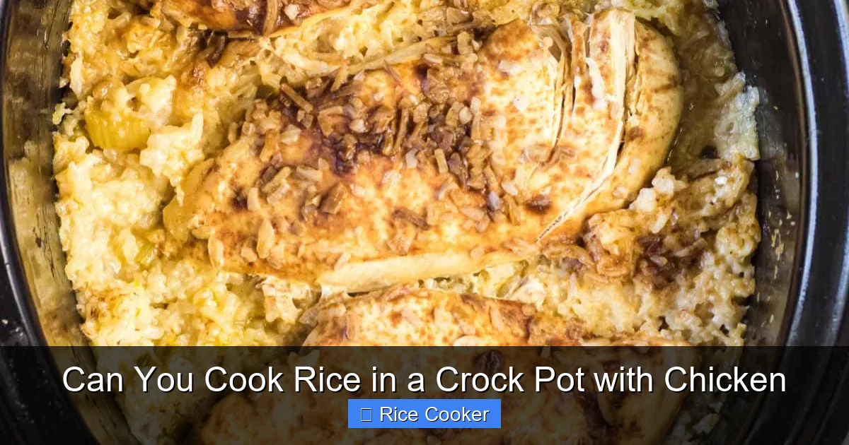 Can You Cook Rice in a Crock Pot with Chicken