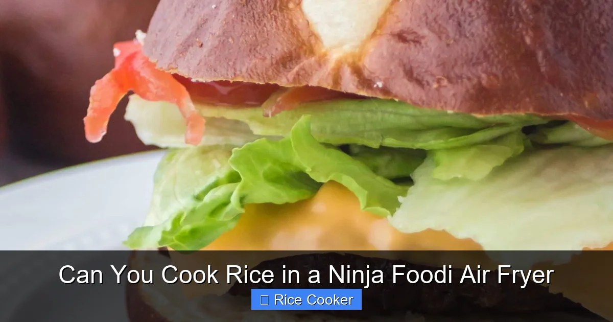 Can You Cook Rice in a Ninja Foodi Air Fryer