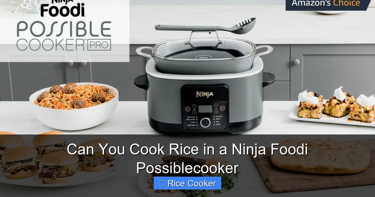Can You Cook Rice in a Ninja Foodi Possiblecooker