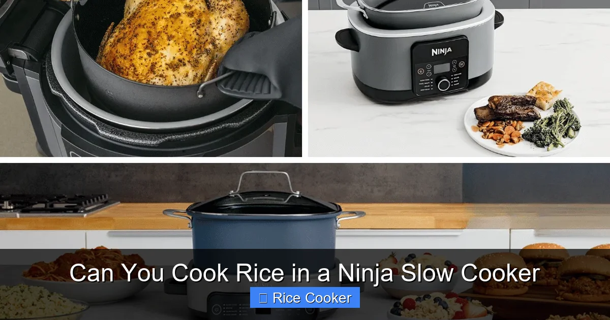 Can You Cook Rice in a Ninja Slow Cooker
