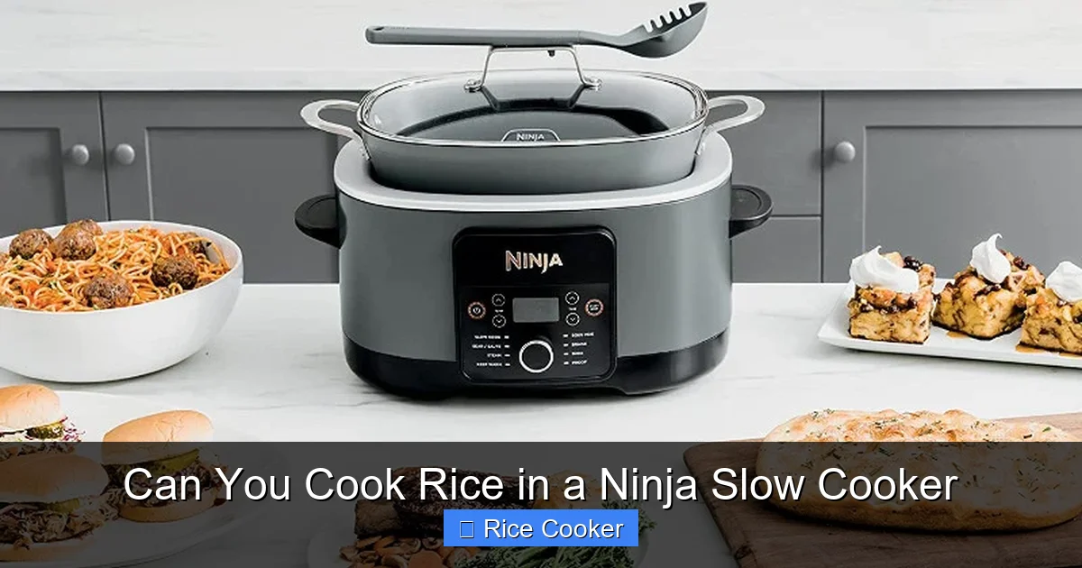 Can You Cook Rice in a Ninja Slow Cooker