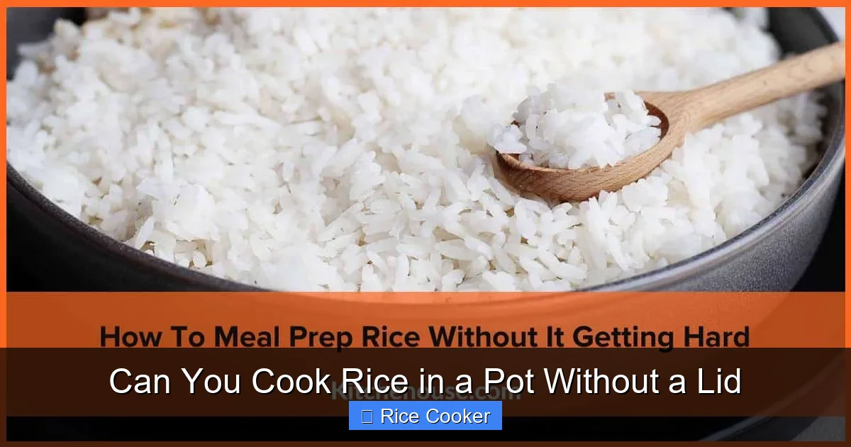 Can You Cook Rice in a Pot Without a Lid