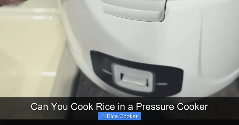 Can You Cook Rice in a Pressure Cooker