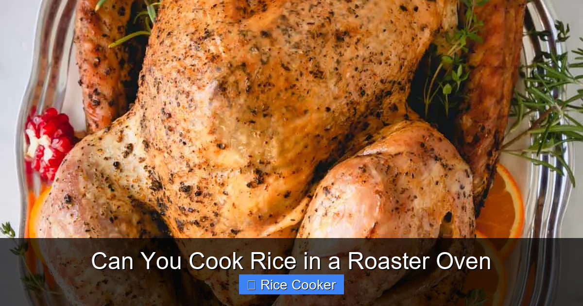 Can You Cook Rice in a Roaster Oven