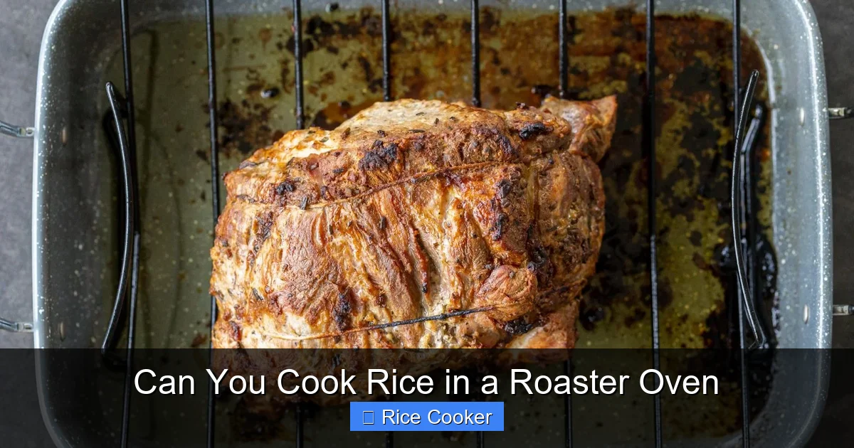 Can You Cook Rice in a Roaster Oven