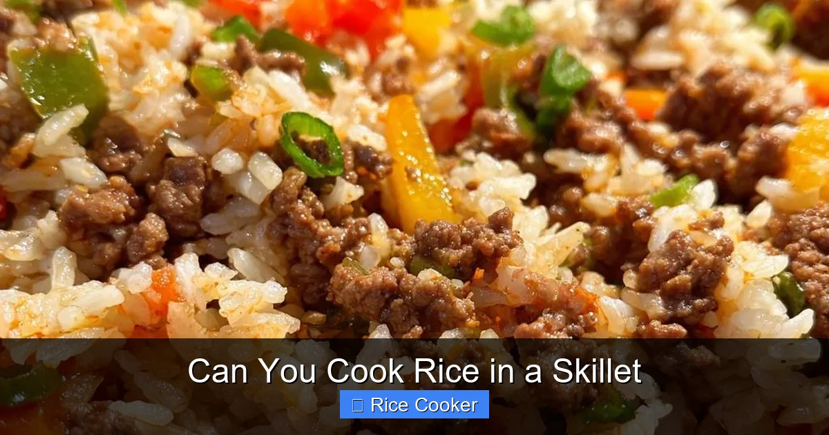 Can You Cook Rice in a Skillet