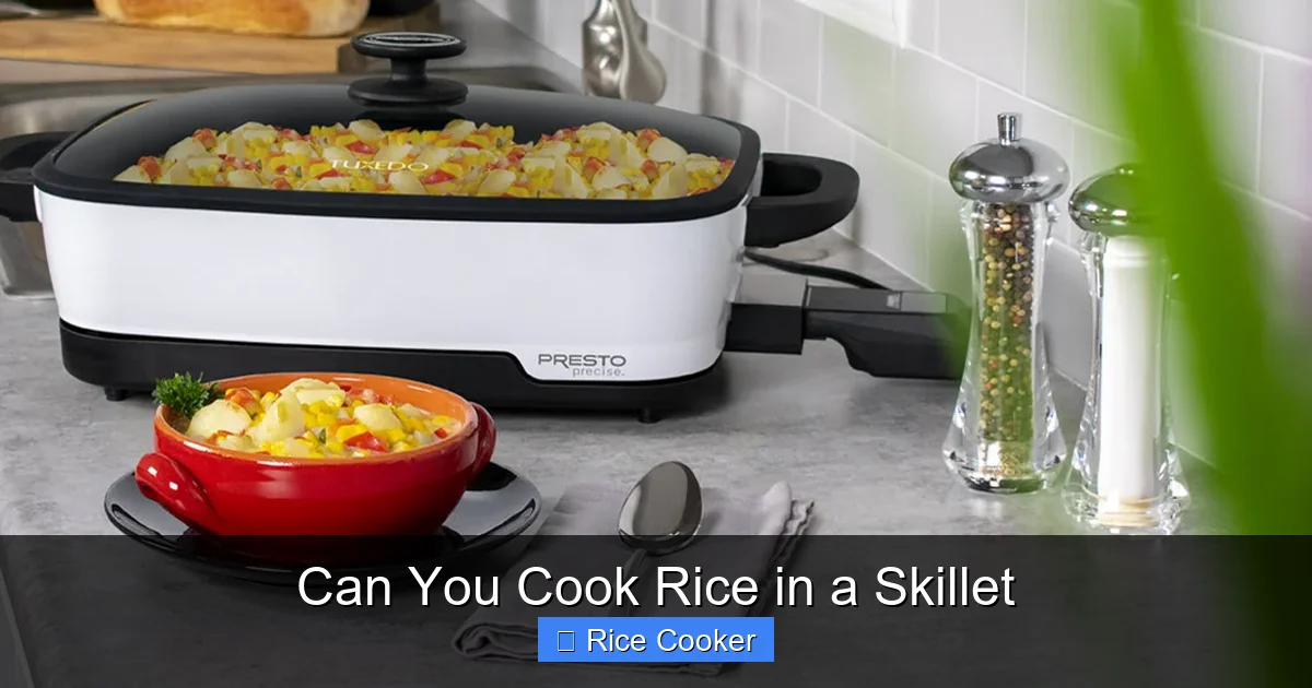Can You Cook Rice in a Skillet
