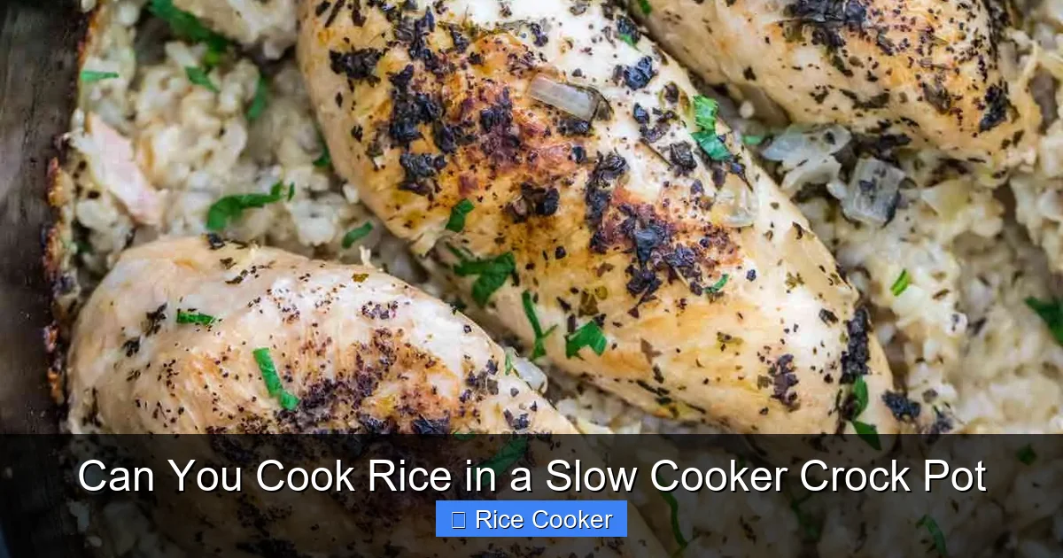 Can You Cook Rice in a Slow Cooker Crock Pot