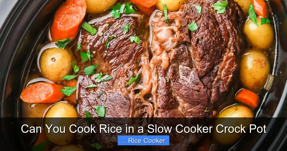 Can You Cook Rice in a Slow Cooker Crock Pot