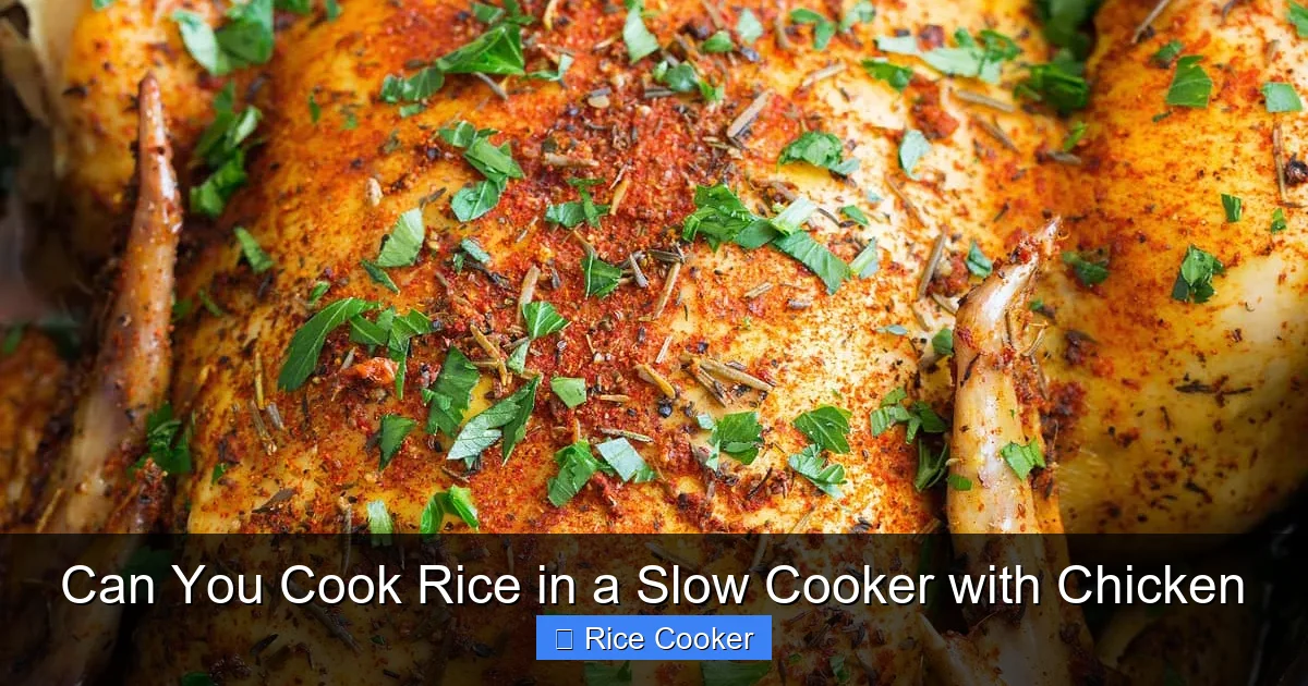 Can You Cook Rice in a Slow Cooker with Chicken