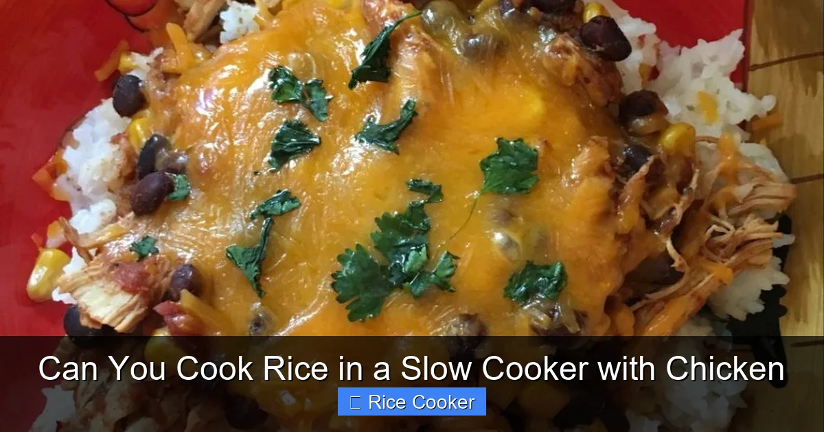 Can You Cook Rice in a Slow Cooker with Chicken