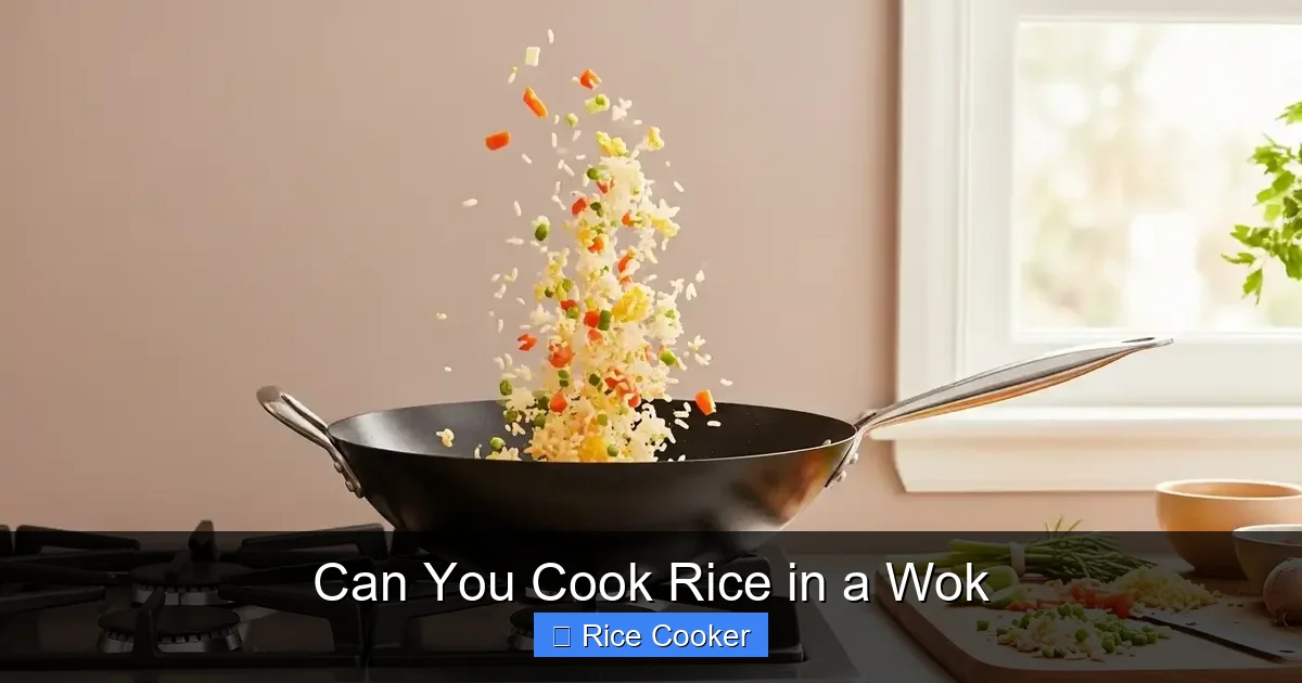 Can You Cook Rice in a Wok
