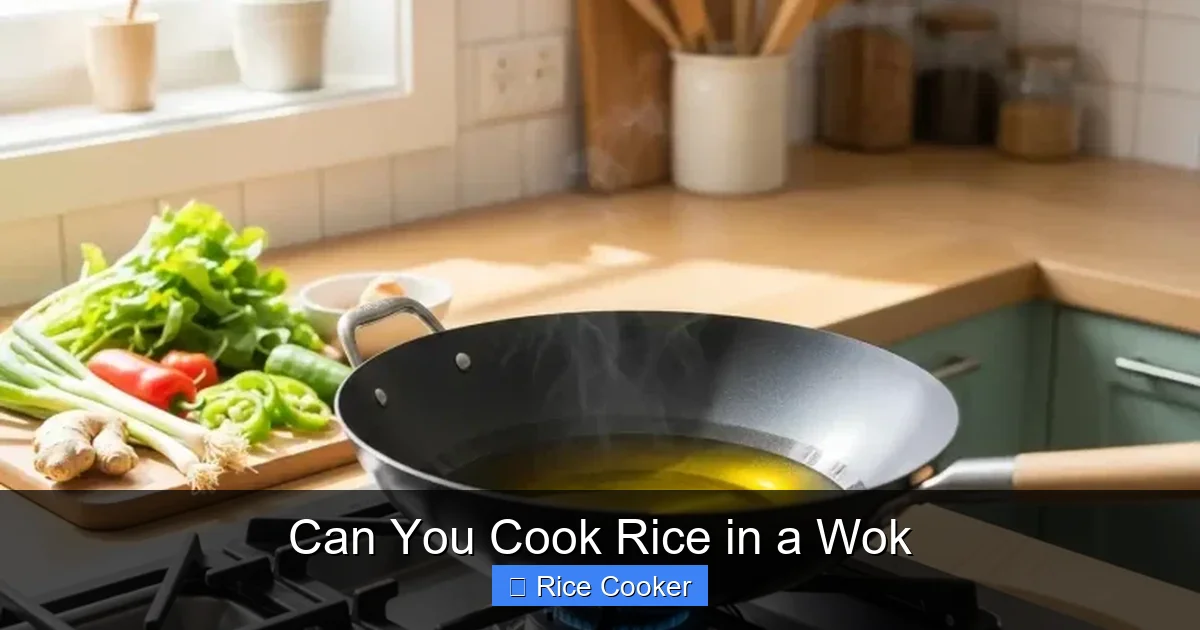 Can You Cook Rice in a Wok