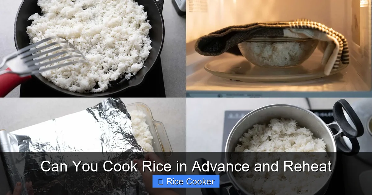 Can You Cook Rice in Advance and Reheat