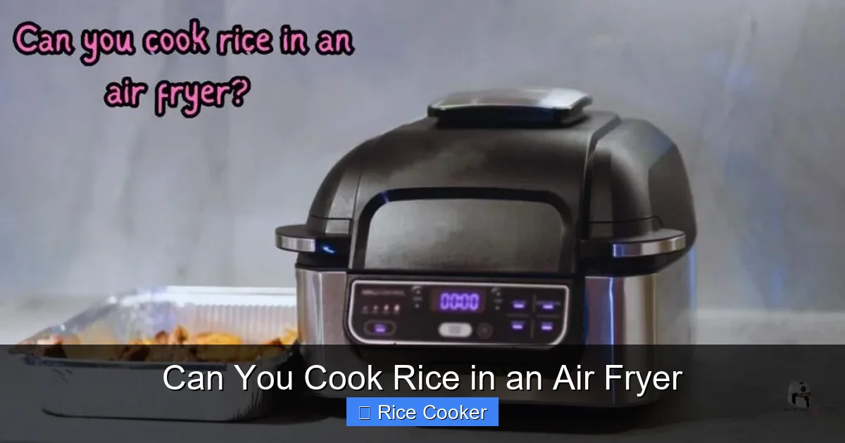 Can You Cook Rice in an Air Fryer
