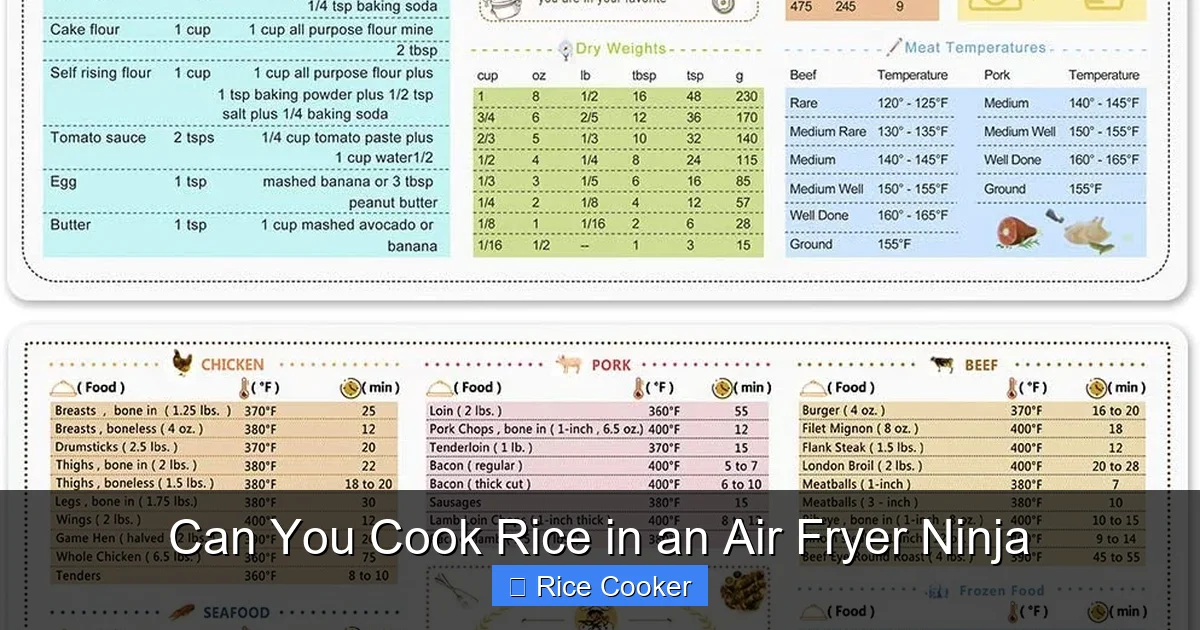 Can You Cook Rice in an Air Fryer Ninja