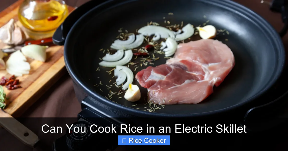 Can You Cook Rice in an Electric Skillet