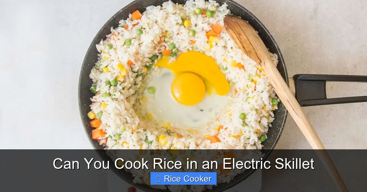 Can You Cook Rice in an Electric Skillet