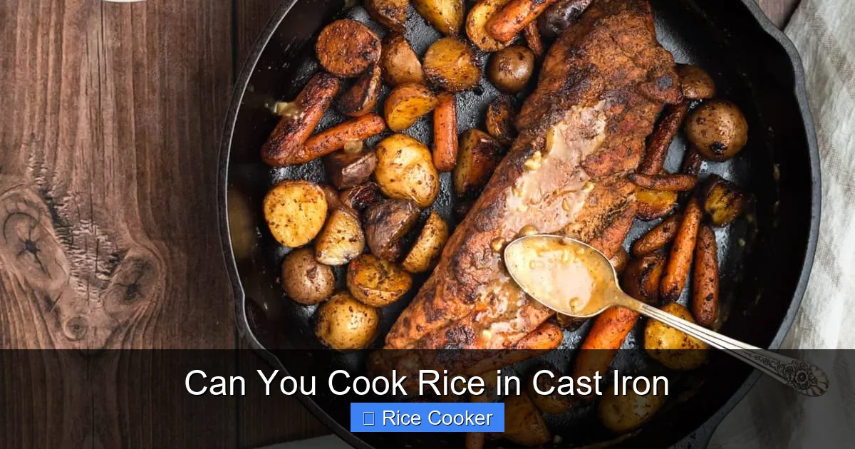 Can You Cook Rice in Cast Iron