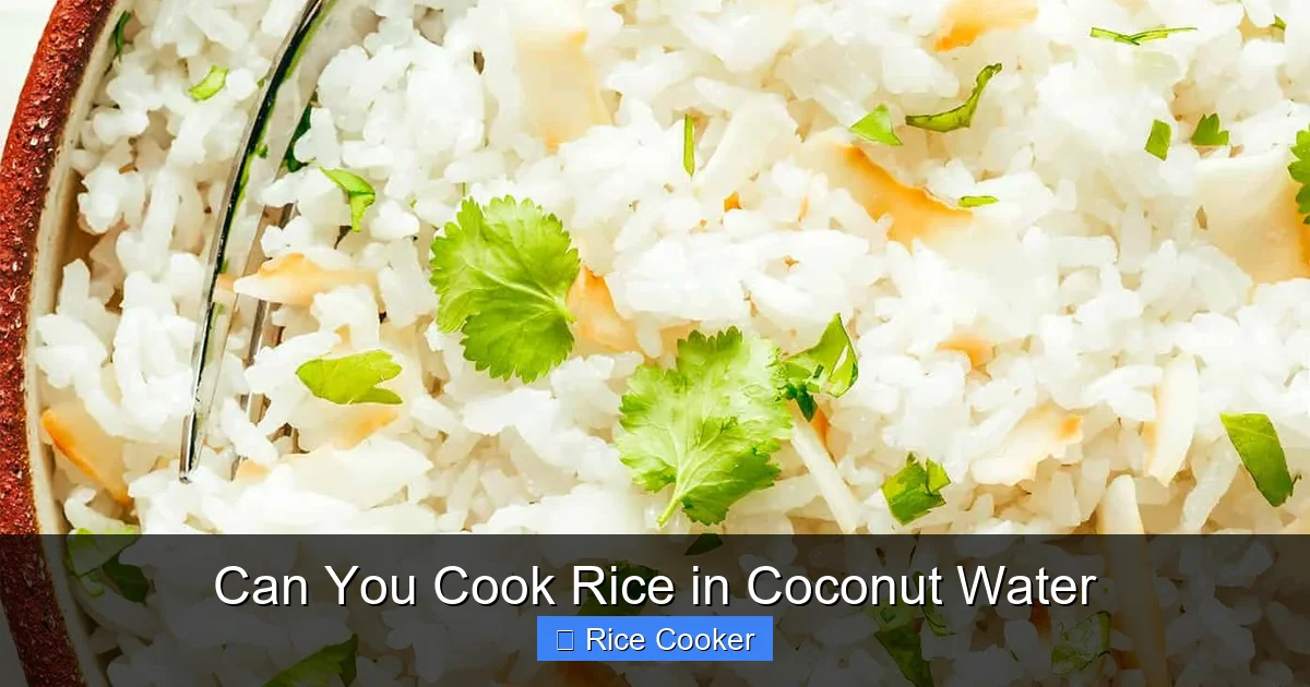 Can You Cook Rice in Coconut Water