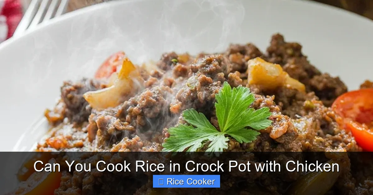 Can You Cook Rice in Crock Pot with Chicken