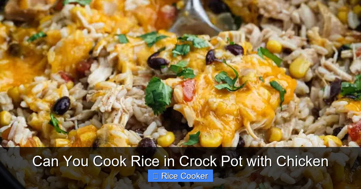 Can You Cook Rice in Crock Pot with Chicken