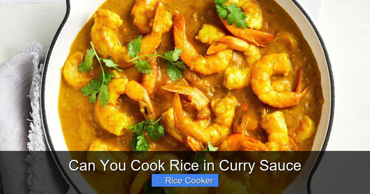 Can You Cook Rice in Curry Sauce