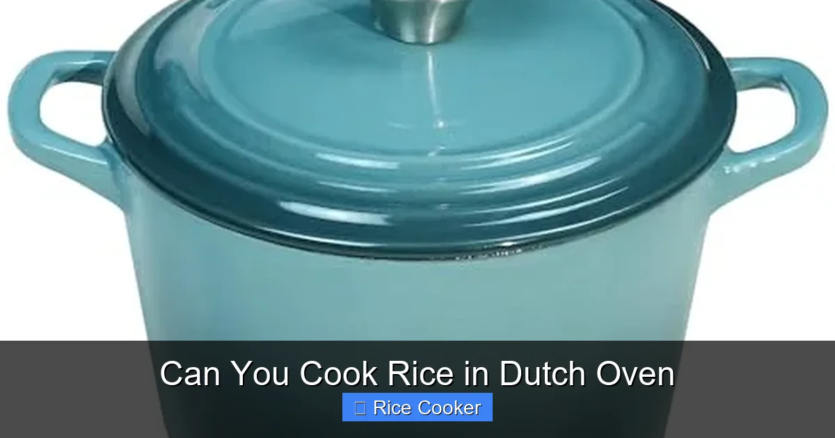 Can You Cook Rice in Dutch Oven