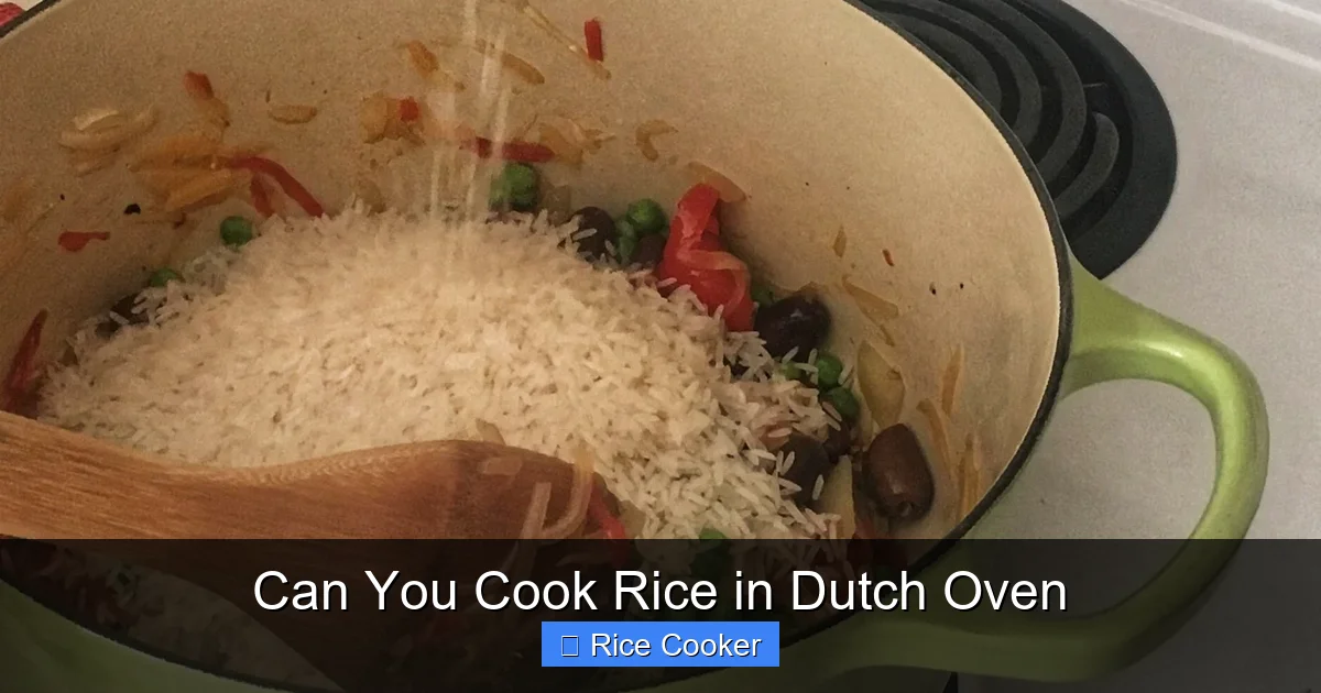 Can You Cook Rice in Dutch Oven