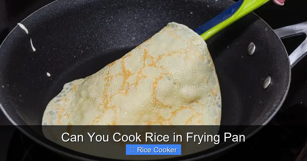 Can You Cook Rice in Frying Pan