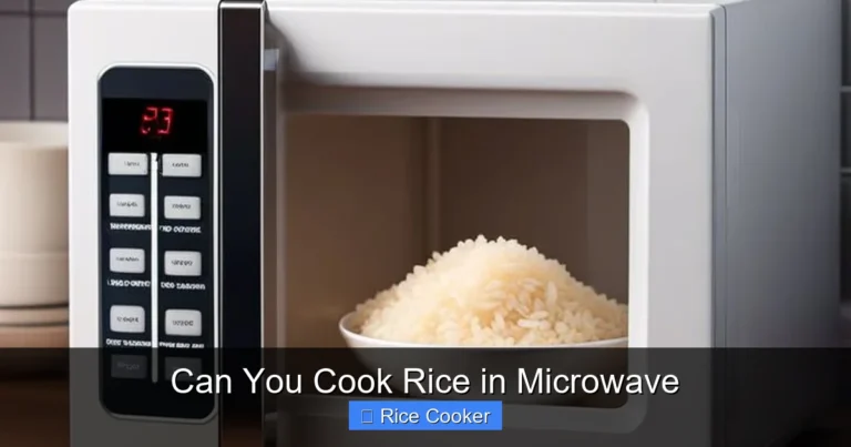 Can You Cook Rice in Microwave